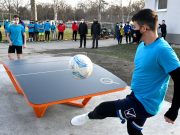 Teqball asztalt avattak…