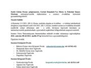 Óvodai ügyelet Szentes város fenntartásában levő óvodákban 2021. március 8-tól….