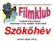 A 2019-es év utolsó filmklubja lesz holnap a könyvtárban….