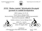 XVII. „Dobos András” Közlekedési Országúti gyermek és családi kerékpártúra…