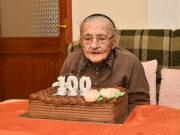 A 100 éves Sári nénit köszöntötték Szentesen…