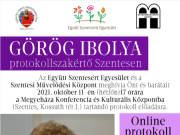 OKTÓBERI PROGRAMOK Október 11-én érkezik hozzánk a Megyeháza Konferencia és Kult…