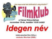 Ma a filmklub lesz….