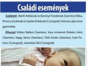 Családi események…