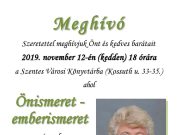 A városi könyvtár jövő heti programjai….