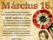 MÁRCIUS 15. (Megemlékezés és programok nemzeti ünnepünkön)…