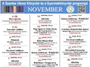 Könyvtárunk novemberi programjai!…