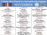 Novemberi rendezvényeink!…