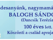 Isten éltesse még nagyon sokáig egészségben, boldogságban!…