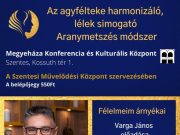 Folytatódik az Aranymetszés Módszer előadás sorozatunk Varga Jánossal….