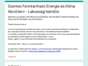 Szentes Fenntartható Energia és Klíma Akcióterv – Lakossági kérdőív