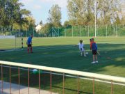 A hosszú hétvége után a fiúk a pályán izzadtak…….