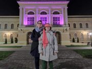 Ismét lilába borult a megyeháza…