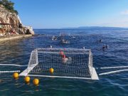 Večeras smo na najljepšem vaterpolo terenu na svijetu (barem nama je) odigrali t…