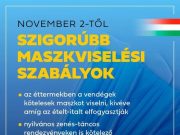 Magyarország kormánya november 2-től szigorúbb maszkviselési szabályokat vezet b…