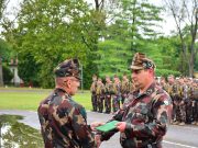 Az ezred parancsnoka átadta a zászlósi rendfokozatát Vasas András főtörzsőrmeste…