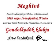 A városi könyvtár jövő heti programjai…