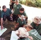 Harcos-logisztikus honvédelmi tábort rendeztek Táborfalván