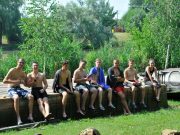 Ébresztő, tisztálkodás, reggeli és irány a strand. Így indult a harmadik nap….