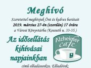 Mai előadásunk! Szeretettel várunk minden érdkelődőt!…