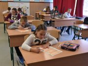 Kisiskolások közlekedési versenye…