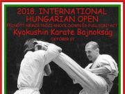 2018. HUNGARIAN OPEN, NEMZETKÖZI FELNŐTT KARATE BAJNOKSÁG…