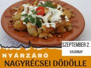 Nyárzáró dödölle fesztivál a strandon…