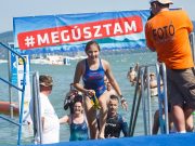 Szentesiek a Balaton átúszáson…