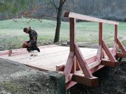 (Újra) Munkában az alacsonyvízi hídépítők…