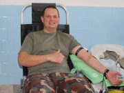Vért adtak a szentesi ezred önkéntesei…