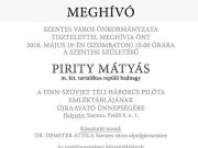 Pirity emléktábla újraavatása…