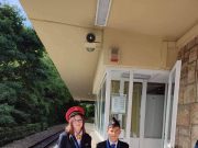 Zita és Huba, az első szentesi gyermekvasutasok…