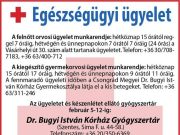 Egészségügyi ügyelet Szentesen…