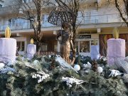 Felállították a városi adventi koszorút…