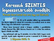 Keresik Szentes legösszetartóbb óvodáját! 60.000 Ft-ot nyer a legjobb ovi! Keres…