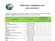 Tájékoztató a hulladékudvarok nyitva tartásáról…