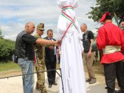 Új emlékmű az egykori csata helyszínén…