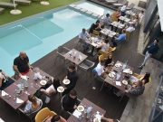 Az első borvacsora az Open Hotelben…