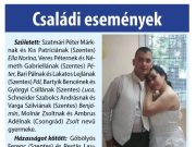 Családi események…