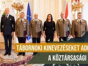 Tábornoki kinevezéseket adott át a köztársasági elnök