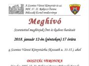 Szeretettel várunk mindenkit január 12.-én 17 órára a városi könyvtárba Dosztál…