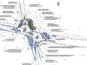 Körforgalom épül a Kossuth utcán az evangélikus templomnál…