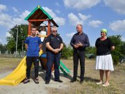 Új csúszdát adtak át a Juhász Gyula utcai játszótéren…