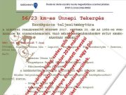 Elmarad az 56/23 km-es tekerés!…