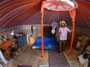 A biokertész élete kerek, mint a jurta…