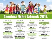 SZENTESI NYÁRI TÁBOROK 2017….