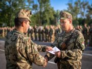 Gyermek születése alkalmából Balassa Zsolt tizedes és Kovács Zsigmond tizedes No…