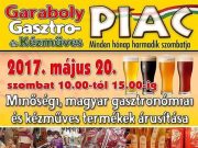 Hétvégén újra gasztropiac…