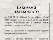 Lakossági tájékoztató…
