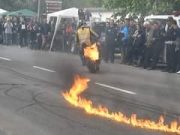 Stunt Rider Show (Palatinus Attila) Szentesen az V. Kétkerekű szezonindító csalá…